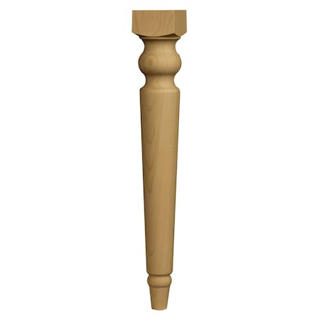 Osborne Wood Products 12 x 1 3/4 Kensington Chair Leg in Alder 6171A